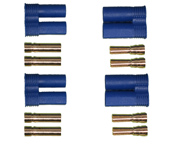 EC5 Connectors 4 Male (for battery)