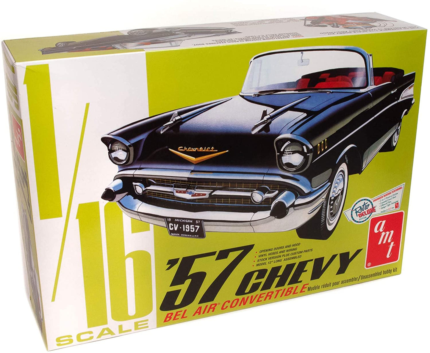 AMT 1957 Chevy Bel Air Convertible 1:25 Scale Model Kit