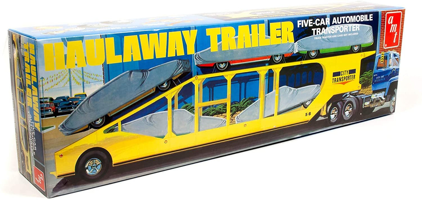 AMT 5-Car Haulaway Trailer 1/25th Scale Model Kit