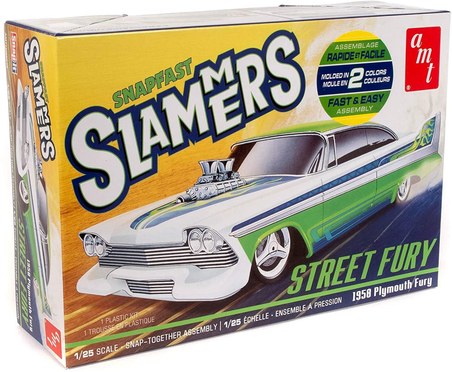 AMT Street Fury 1958 Plymouth - Slammers SNAP