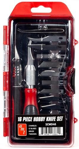 AMT 16 PIECE DELUXE HOBBY KNIFE SET