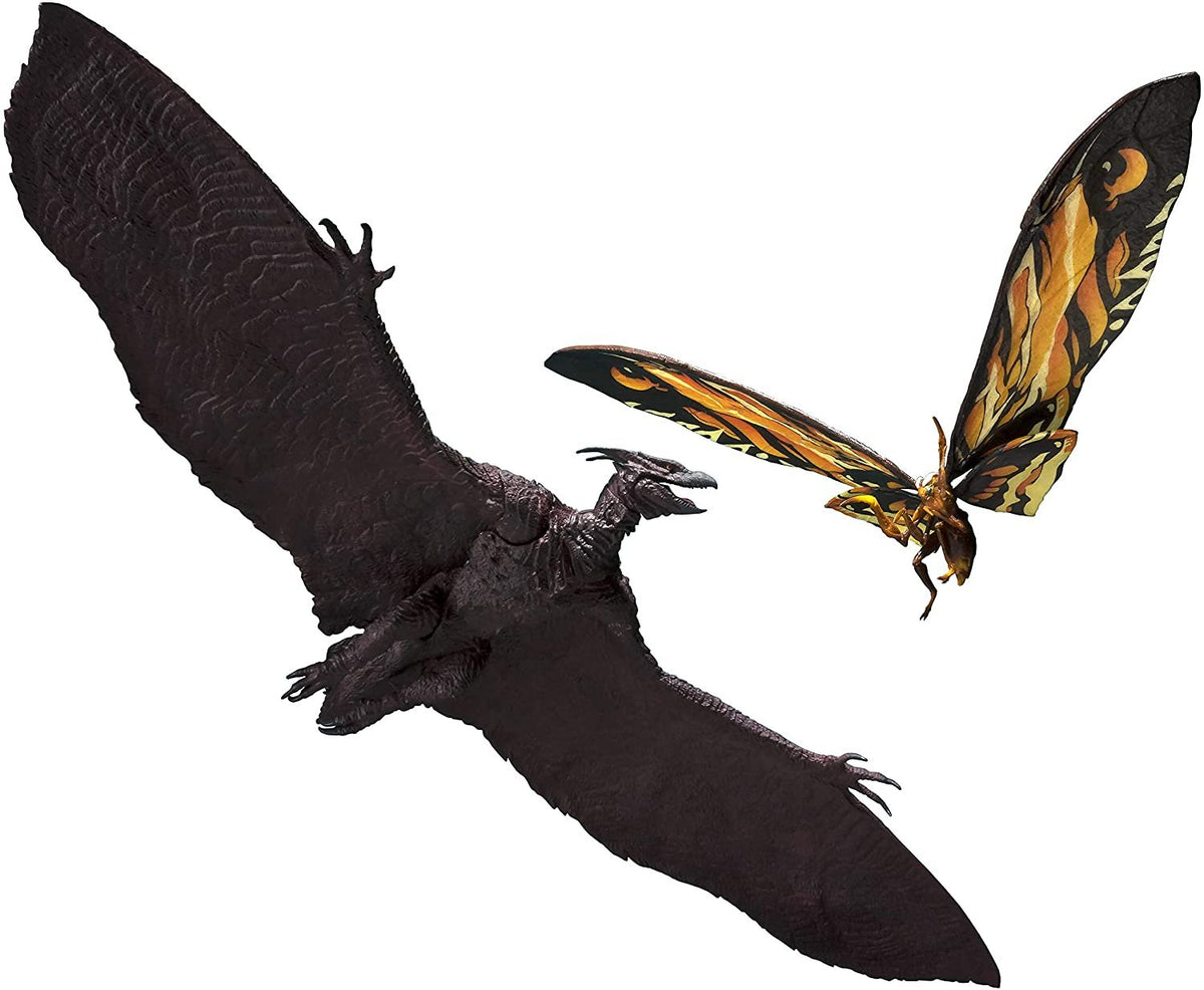 TAMASHII NATIONS Bandai S.H. MonsterArts Mothra (2019) & Rodan (2019) Set Godzilla: King of The Monsters Multi (BAS57446)