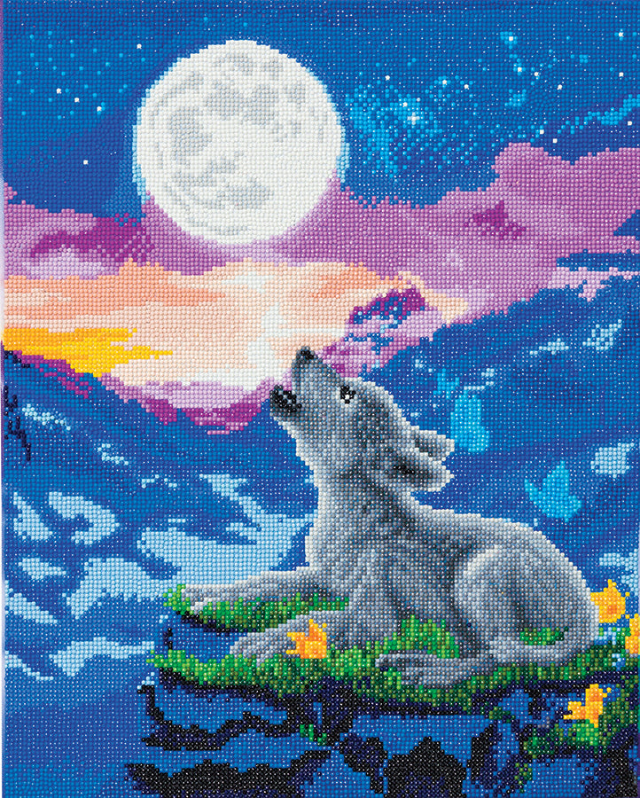 CA Mounted Kit (Lg): Howling Wolf Cub