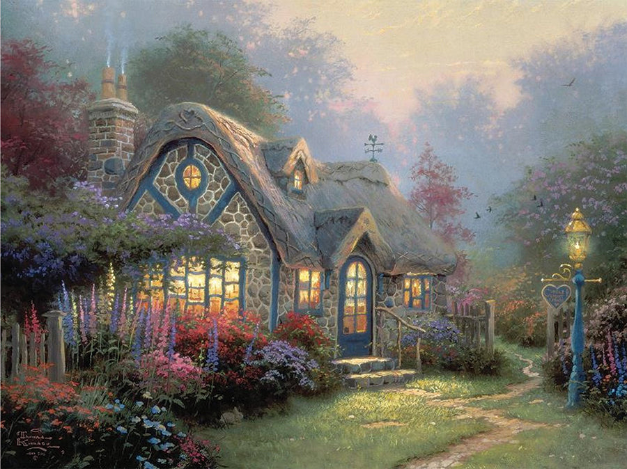 CA PBN (Large): Lamplight Cottage (Kinkade)