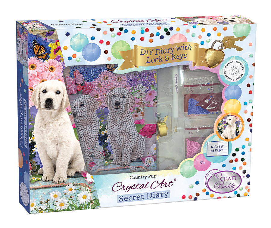 CA Secret Diary Kit: Country Pups