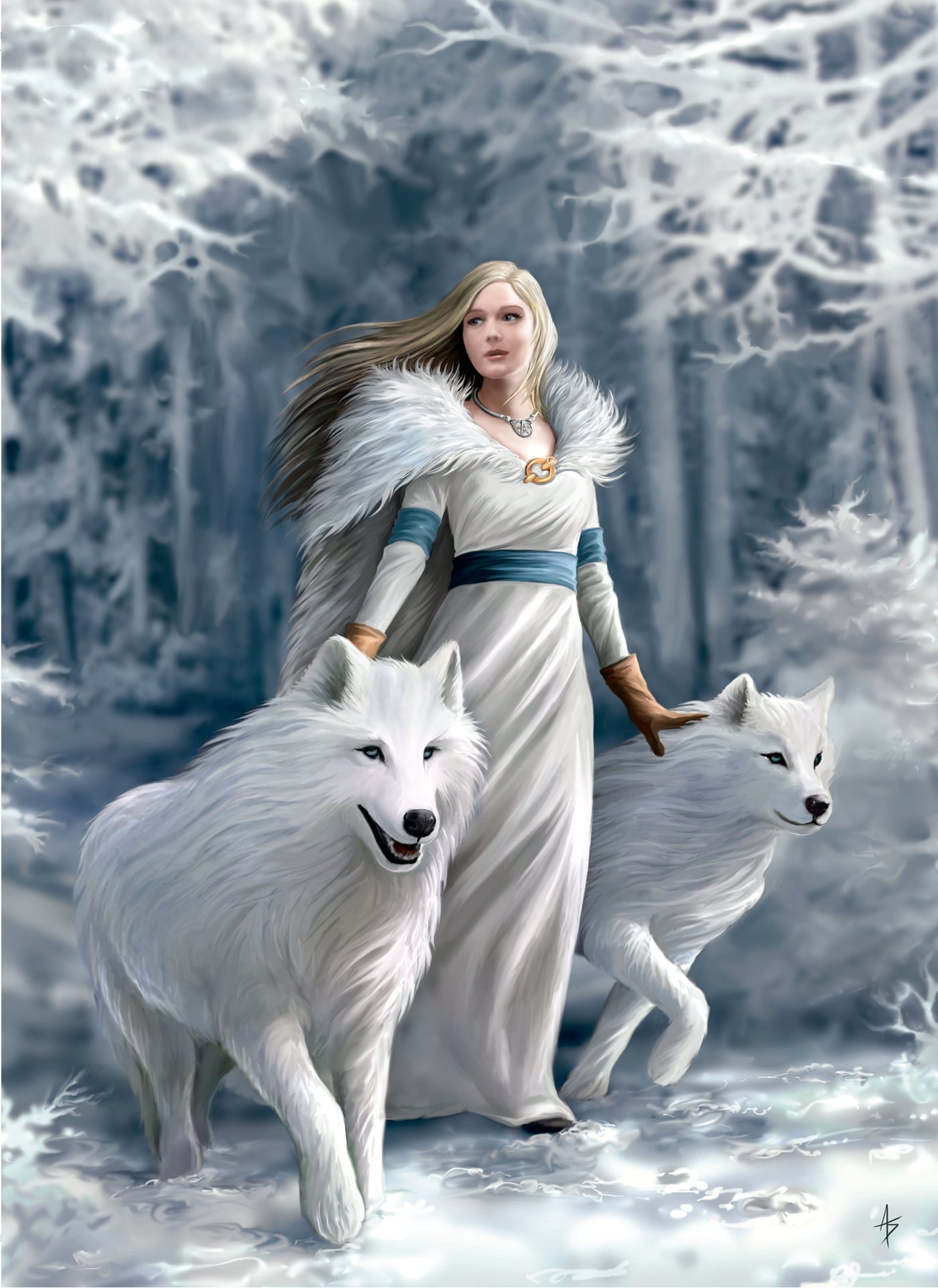 Winter Guardians, Anne Stokes 1000 pc puzzle