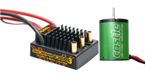 1502 1/10 SV3 Sidewinder Waterproof 12V ESC/5700 Combo