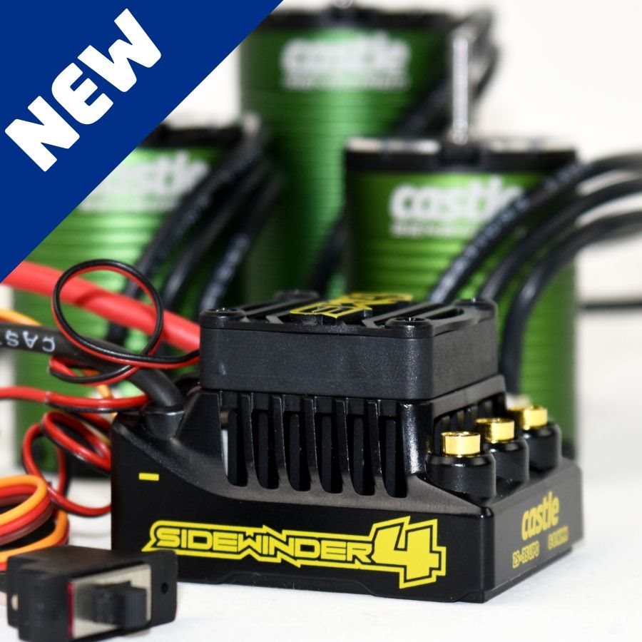 Sidewinder 4 Sensorless ESC SCT Edition w/1412-3200 5mm Shaft Sensor Ready Motor