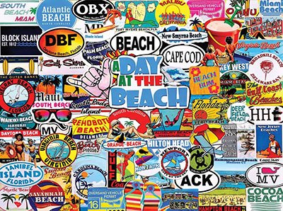 A Day At The Beach (1448pz) 1000 Pieces