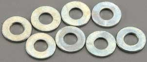 Du-Bro 3111 #8 Stainless Steel Flat Washer (8-Pack)