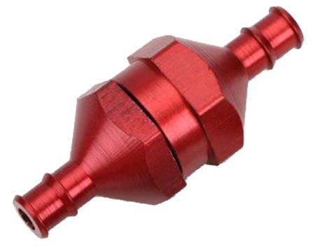 In-Line Fuel Filter, Red