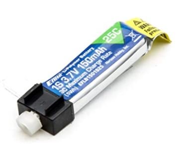150mAh 1S 3.7V 25C LiPo Battery