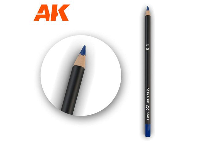 AK Weathering Pencils for Models: Dark Blue