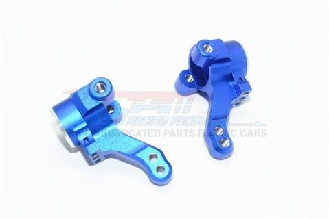 GPM RACING TRAXXAS 4-TEC 2.0 BLUE ALUMINUM FRONT KNUCKLE ARM SET GT021-B