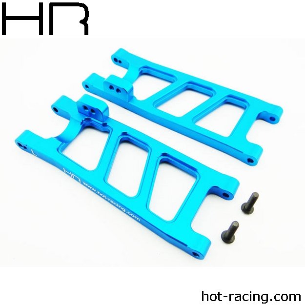 Blue Aluminum Rear Suspension Arms: ECX 2wd