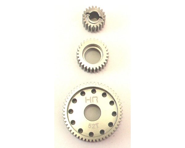 Hard Anodized Aluminum Center Gear Set, Axial AX10