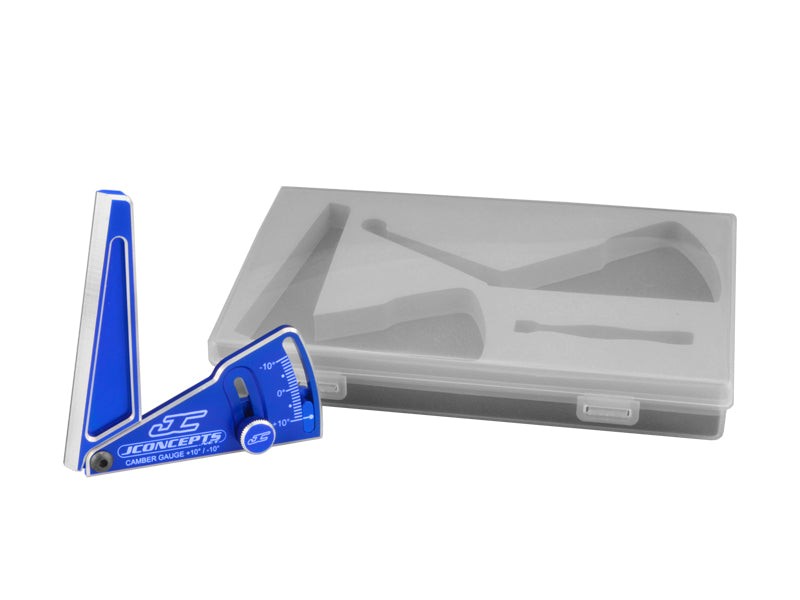 Aluminum Camber Gauge 85mm Blue