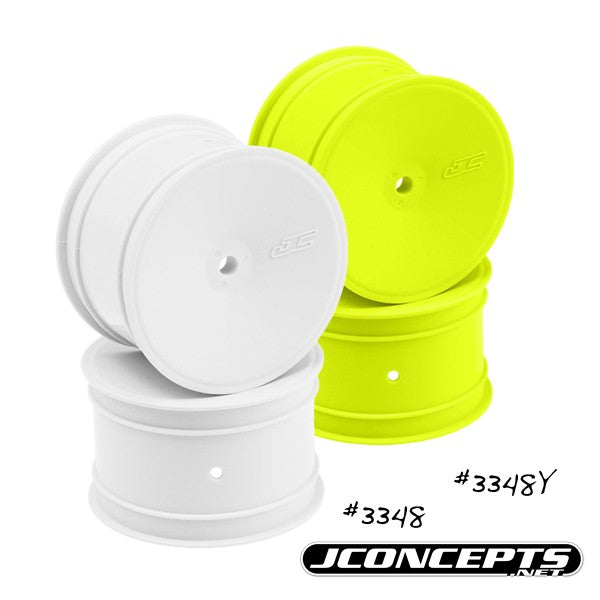 Rear Mono12mm Hex Wheel White: B4.1 RB5