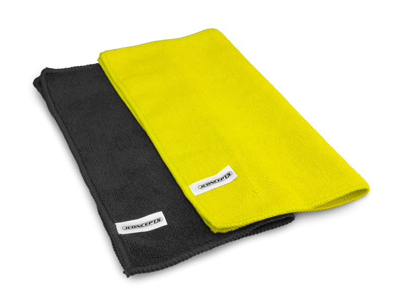 Dirt Racing Microfiber Towel Black & Yellow (2)