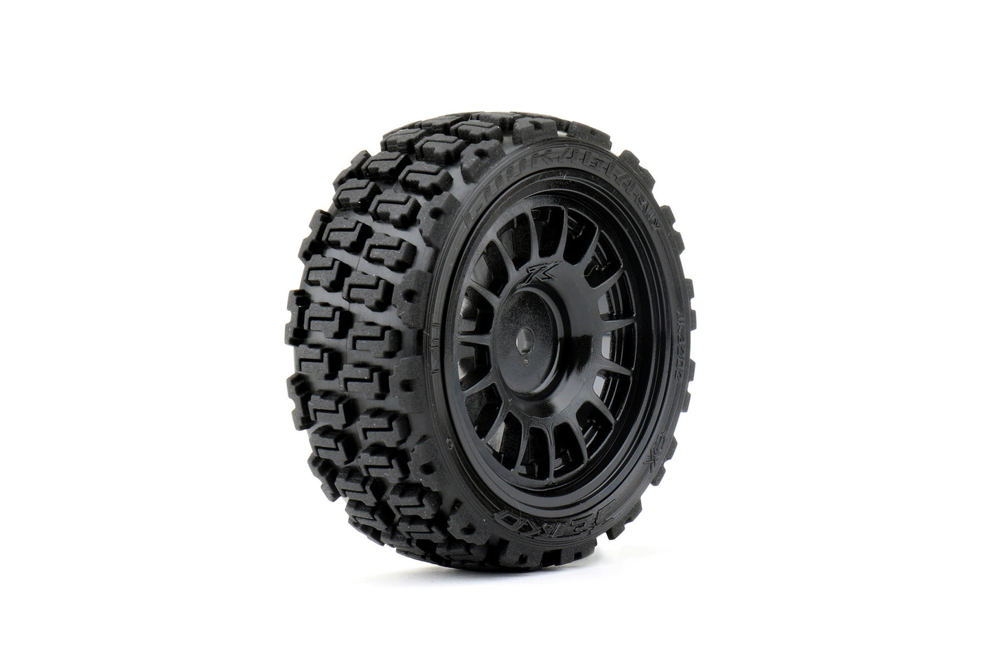 1/10 Rally Couragia Tires Mounted on Black Claw Rims,