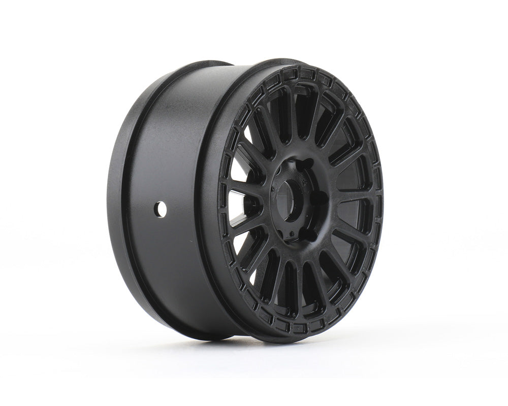 1/8 Buggy Radial Wheels, Black (4)