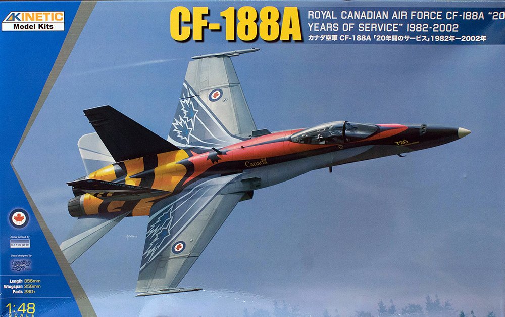 Kinetic 48079 CF-188A Royal Canadian Air Force CF-188A "20 Years of service" 1982 - 2002