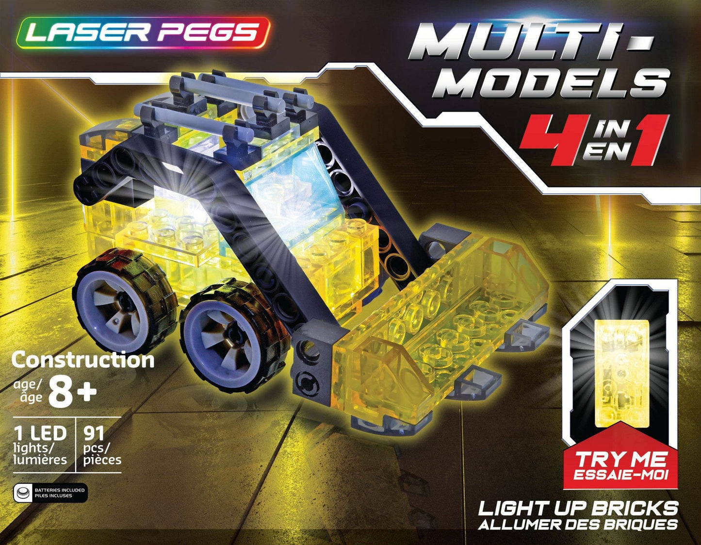 4 in 1 Mini Construction - Laser Pegs
