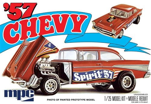 MPC 1957 CHEVY BEL AIR "SPIRIT OF 57" 1:25 SCALE MODEL KIT