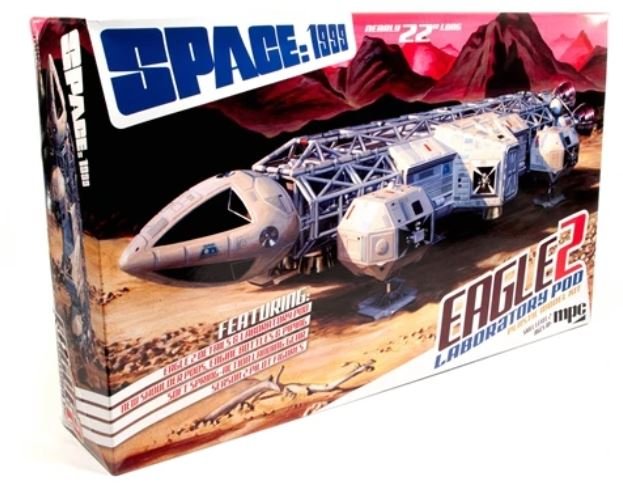 MPC SPACE:1999 EAGLE II W-LAB POD 1:48 SCALE MODEL KIT