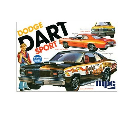 MPC L.A. DART WHEELSTANDER 1:25 SCALE MODEL KIT