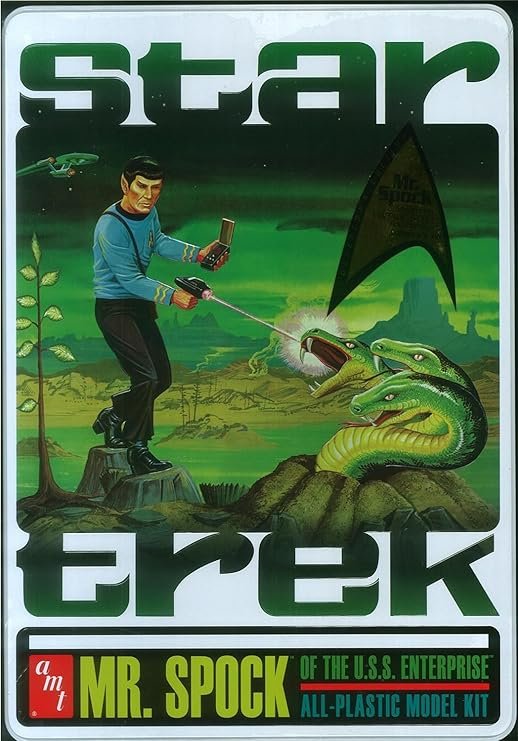 AMT 1/12 Mr. Spock Tin Model Kit, Limited Edition