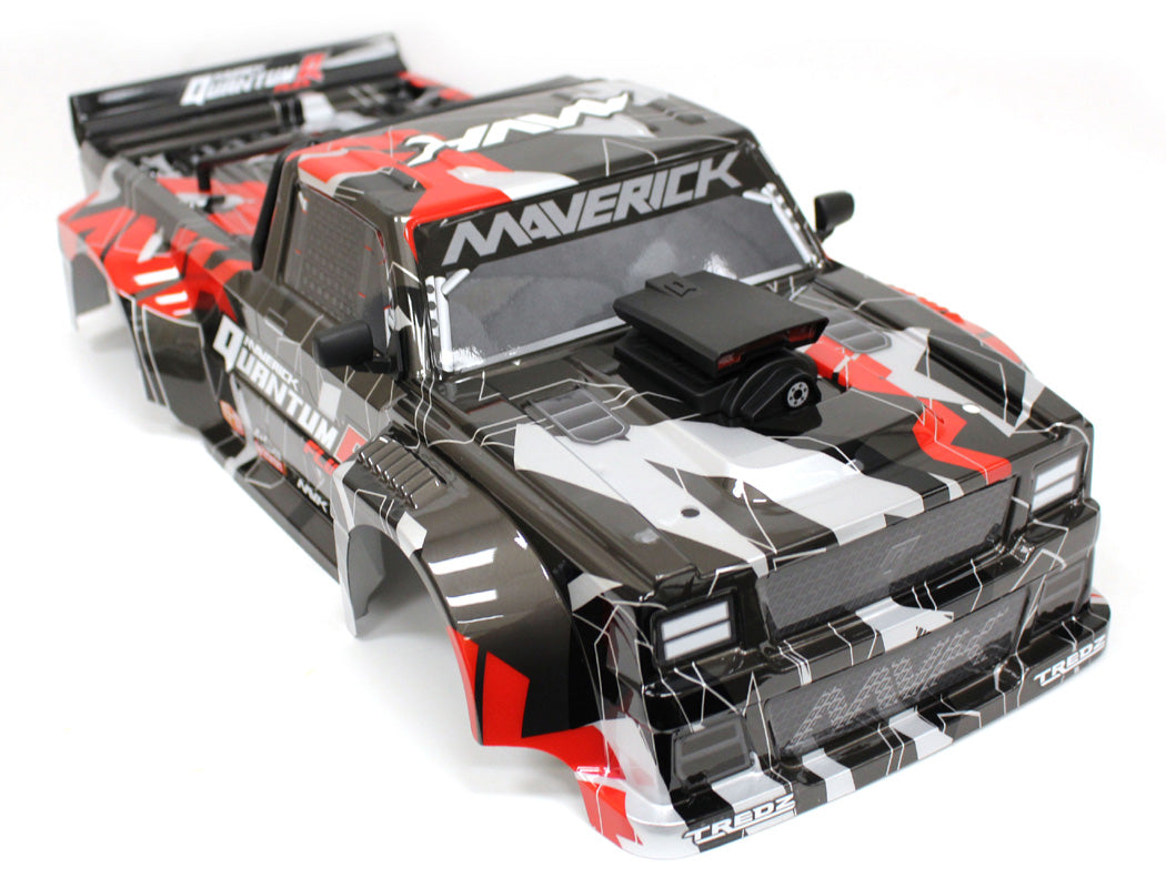 QuantumR Race Truck Body (Black/Red)