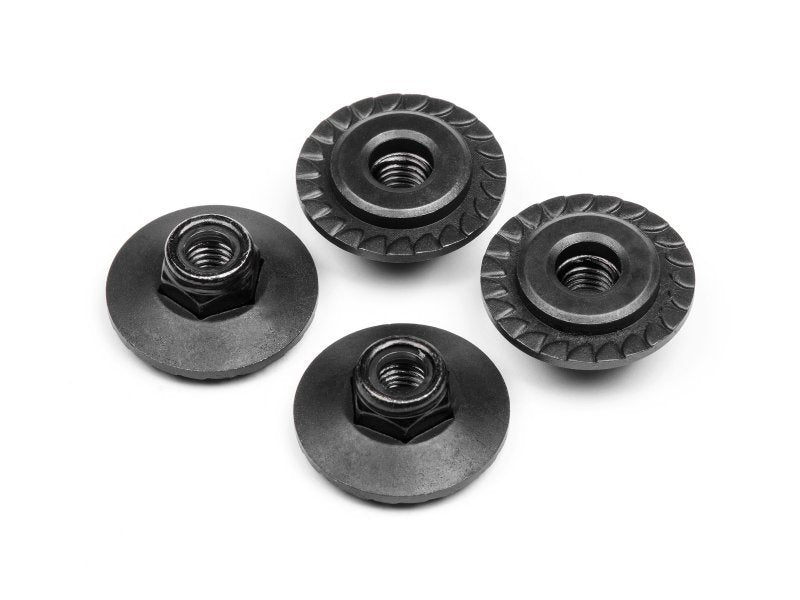 FLANGED LOCK NUT M5X8MM (4PCS)