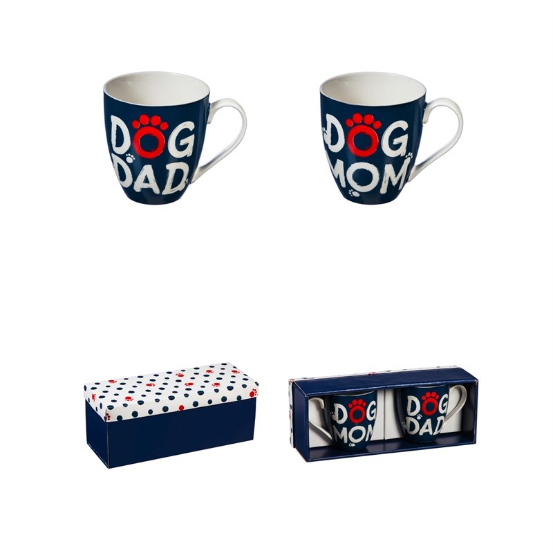 Ceramic 17 OZ Cups Gift Set Pet Pride