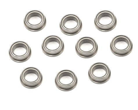 Metal Shielded Flanged Speed Bearings, 1/4 x 3/8 x 1/8, (10pcs)