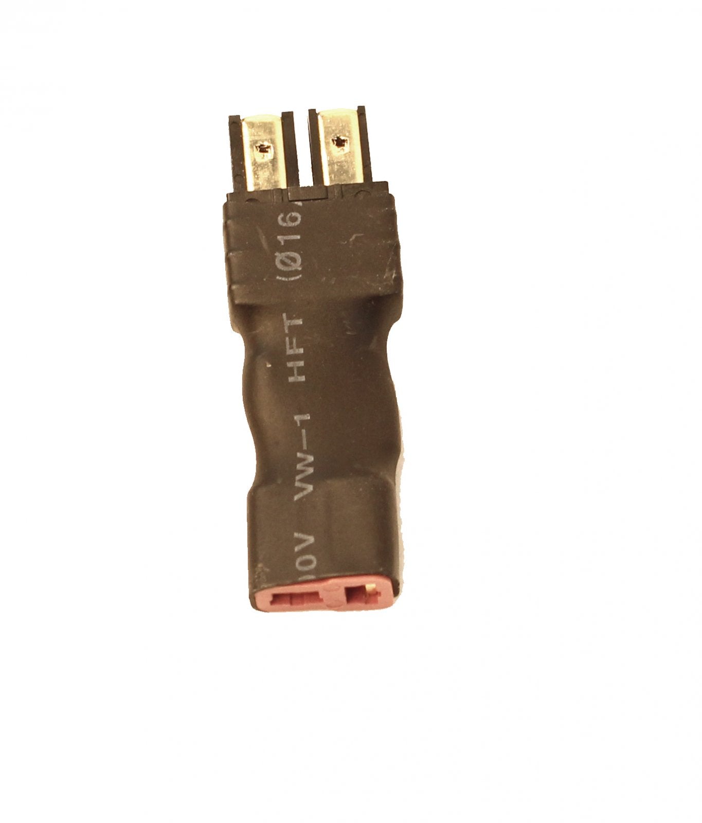 Click on image to enlarge RCE1605 Battery/ESC Adapter: Male TRX HC to Female Deans (T-Plug)