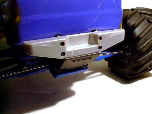Rear Step Bumper for T-Maxx & E- Maxx Silver