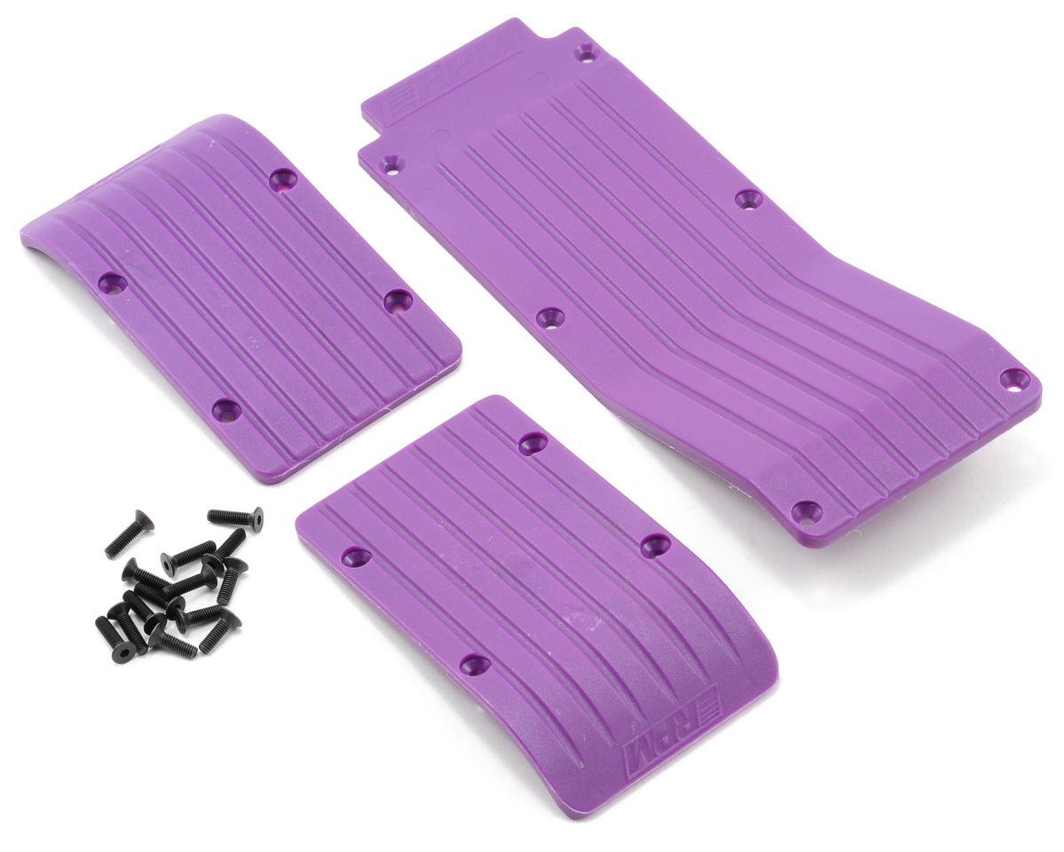 3PC Skidwear plat set Purple for Traxxas T/E Maxx 1.5, 2.5, 2.5R not compatible with 3905 or 4908