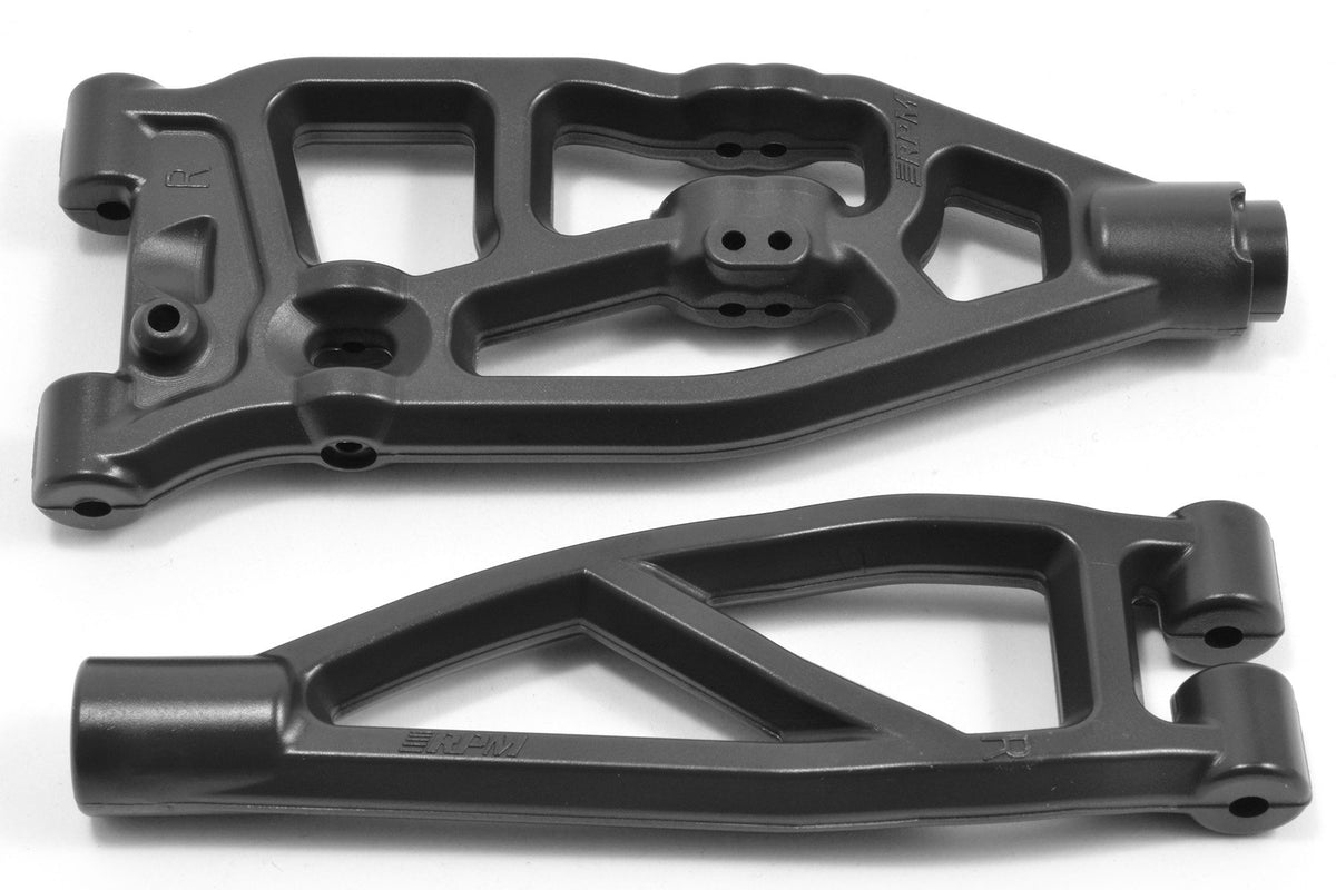 Front Right Upper & Lower A-arms Black