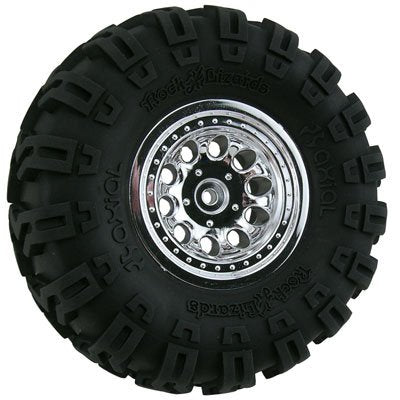 Revolver 2.2 Chrome Narrow Wheelbase Wheels (2pcs)