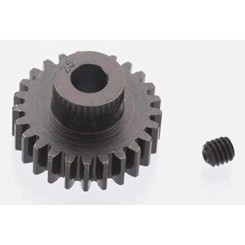 EXTRA HARD 25 TOOTH BLACKENED STEEL 32P PINION 5M/M