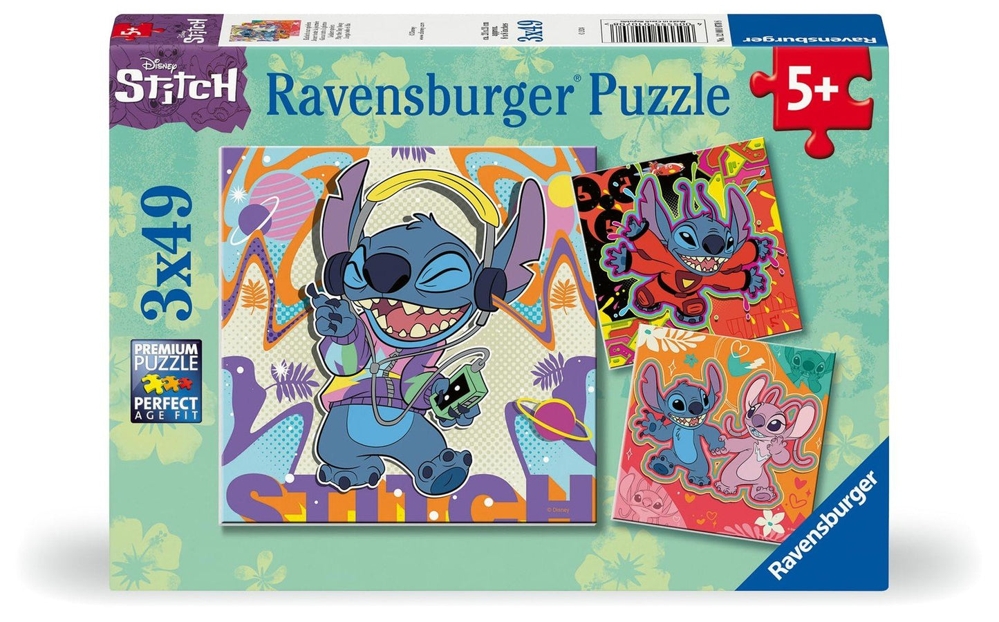 Stitch 3x49 pc Puzzle