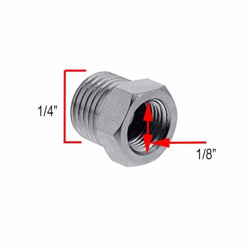 1/8 female ri 1/4 male adaptor