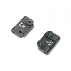 Aluminum 3.5 Degree Rear Suspension Block, Gun Metal, for Nitro Slash / Rustler / Stampede