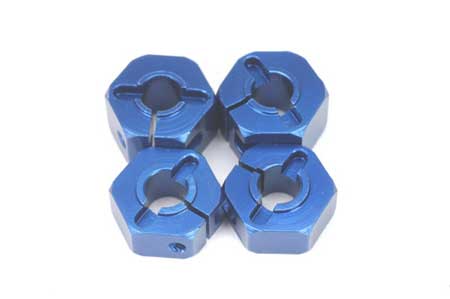 12MM CLAMP WHEEL HEX ADAPT (BLUE)