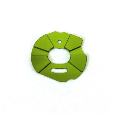 Aluminum Motor Heatsink Plate, Green, for Traxxas Slash / Rustler / Stampede 2wd