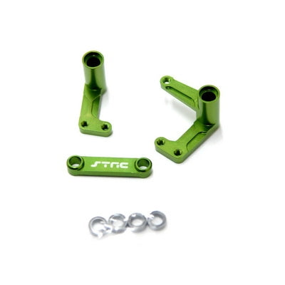 ALUMINUM STEERING BELLCRANK SYSTEM W/ BEARINGS (GREEN)