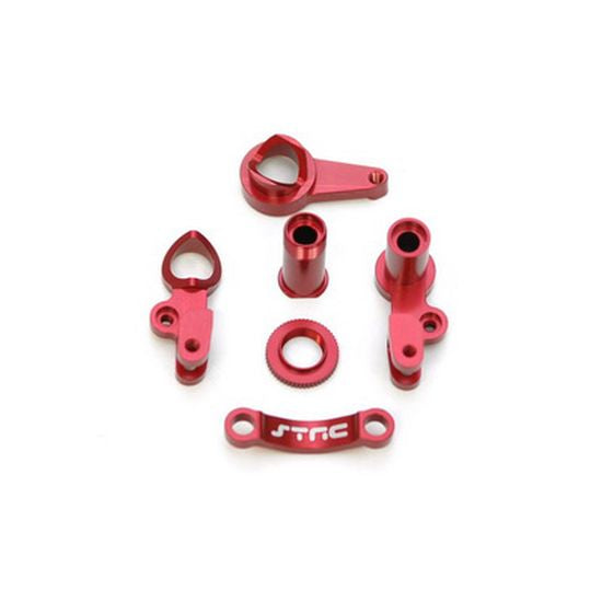 HD Alum Steering BellCrank Set for Slash 4X4 (Red)