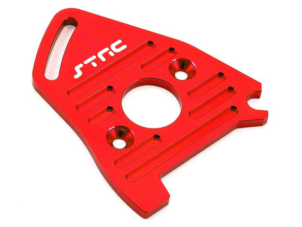 Aluminum Heatsink Finned Motor Plate, Red, for Traxxas Slash 4x4 LCG / Rally