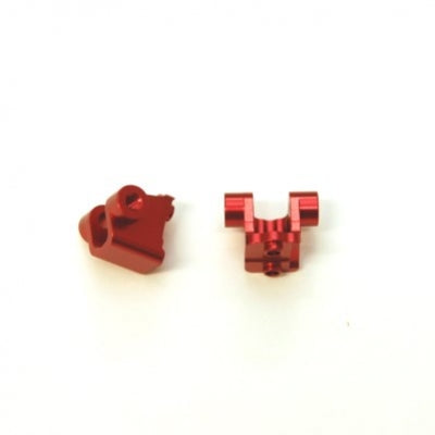 Aluminum Rear Lower Shock Mount, Red, for Traxxas TRX-4, 1pr